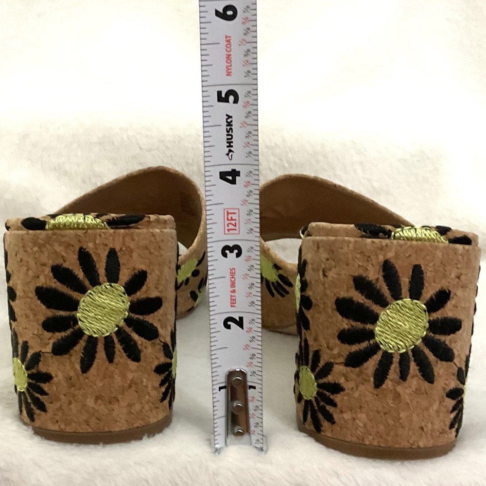 Coconuts By Matisse Kristin Boho Cottage Core Resort Y2K Mule Heel Sandal Sz 10M - Picture 13 of 16
